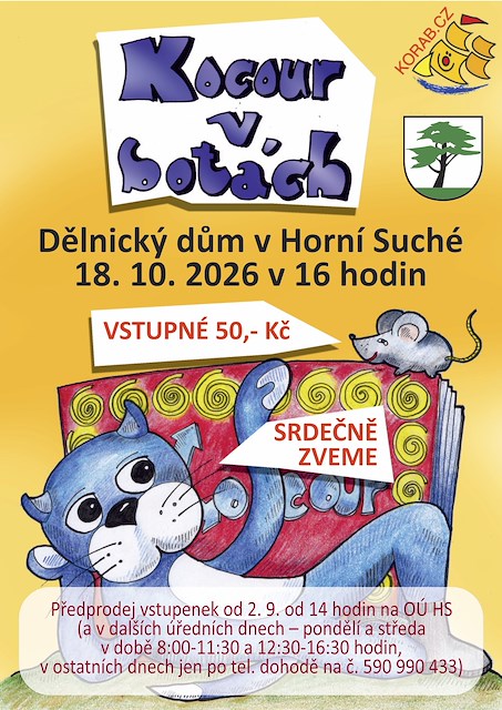 Kocour v botách - divadelní představení pro děti